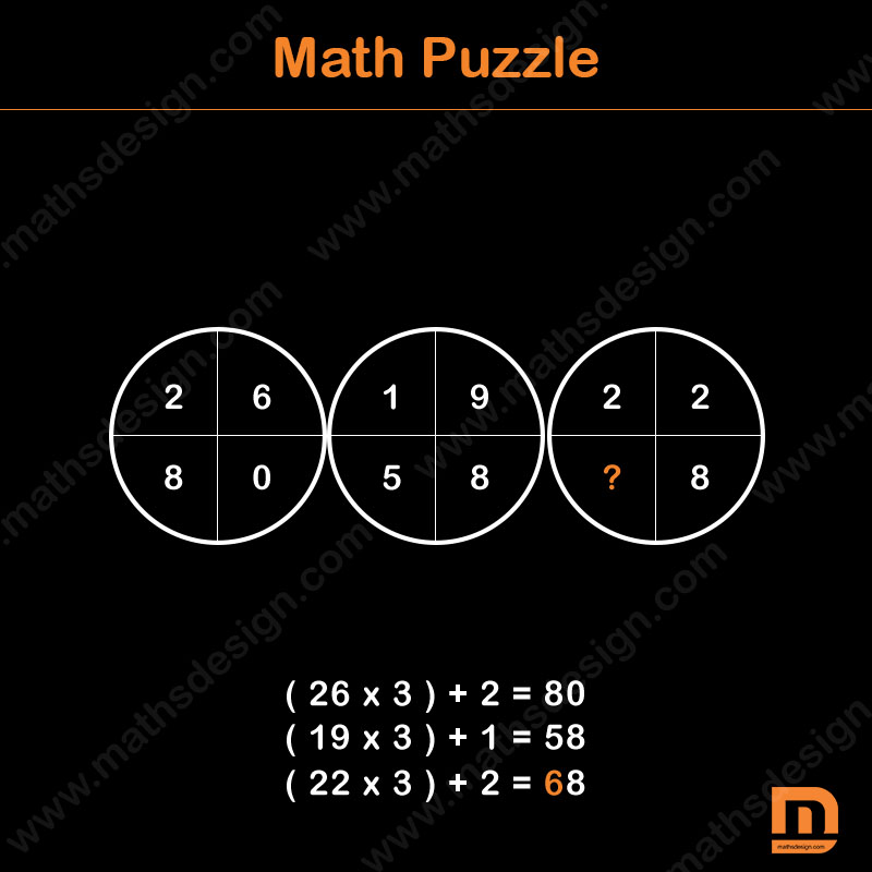 Math Puzzle: 268 - Math Puzzles, Quotes, Worksheets, Facts, IQ Riddles