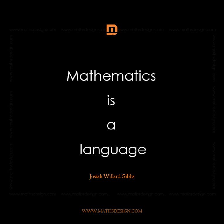 essay on mathematics is a language